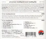 Double CD - Jerry Jerome - Something Borrowed, Something Blue