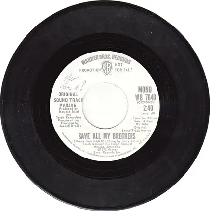 Jerry Keller - Save All My Brothers