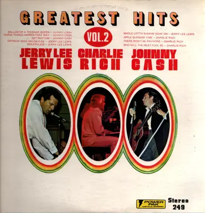 Jerry Lee Lewis, Charlie Rich, Johnny Cash - Greatest Hits Volume 2