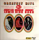 LP - Jerry Lee Lewis, Charlie Rich, Johnny Cash - Greatest Hits Volume 2