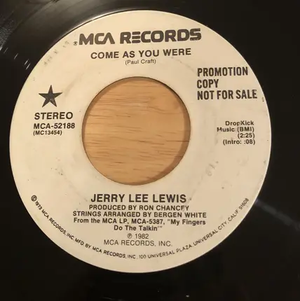 Jerry Lee Lewis - Come As You Were