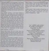 CD - Jerry Lee Lewis - At Hank Cochran's