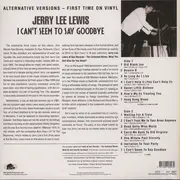 LP - Jerry Lee Lewis - I Can't Seem To Say Goodbye