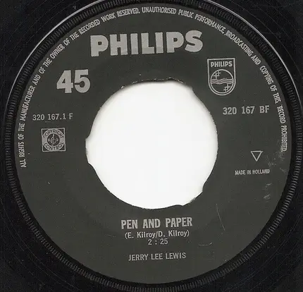 Jerry Lee Lewis - Pen And Paper