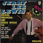 7inch Vinyl Single - Jerry Lee Lewis - Rocking Pneumonia And Boogie Woogie Flu - EP, Mono