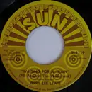 7inch Vinyl Single - Jerry Lee Lewis - Waiting For A Train (All Around The Watertank) - 1st pressing