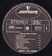 LP - Jerry Lee Lewis - The Return Of Rock