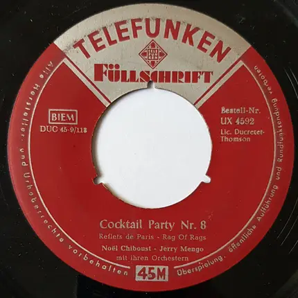 Jerry Mengo - Noel Chiboust - Cocktail Belle Fleur