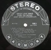 LP - Jerry Murad's Harmonicats - Great Love Songs From The Movies