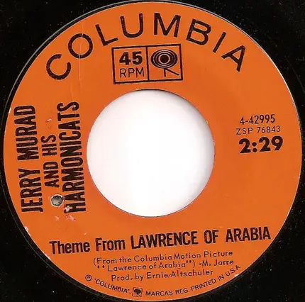 Jerry Murad's Harmonicats - Theme From Lawrence Of Arabia