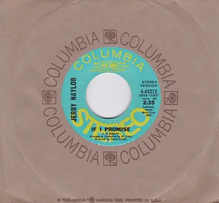 Jerry Naylor - If I Promise