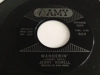 Jerry Norell - Wanderin/Dim, Dim the Lights