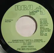 7inch Vinyl Single - Jerry Reed / Charley Pride - Christmas Time's A-Comin' / Let It Snow, Let It Snow, Let It Snow - Promo, Ships In Company Sleeve