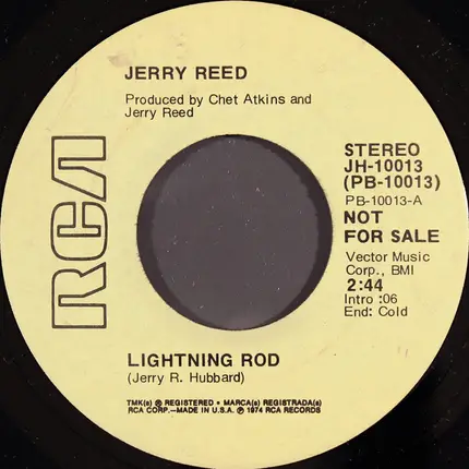 Jerry Reed - lightning rod