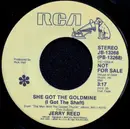 7inch Vinyl Single - Jerry Reed - She Got The Goldmine (I Got The Shaft)