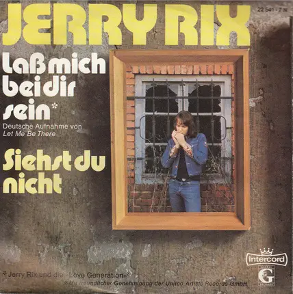 Jerry Rix - Laß Mich Bei Dir Sein