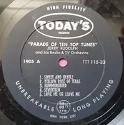 10'' - Jerry Rudolph & His Radio & TV Orch. , The Four Angels , Judy Lynn , Paul Bean - Hit Parade Of Ten Top Tunes