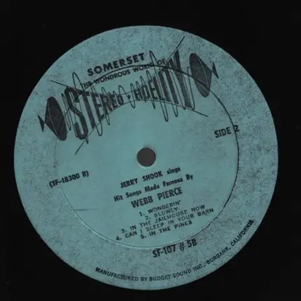 Jerry Shook And Red Sovine - Country And Western Hits