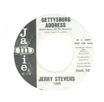 Jerry Stevens & The 919 Orchestra - Gettysburg Address / Battle Hymn Of The Republic