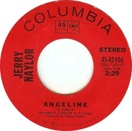 Jerry Naylor - But For Love / Angeline