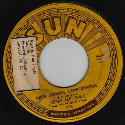 Jerry Lee Lewis - High School Confidential