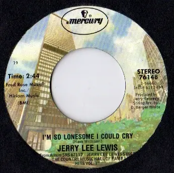 Jerry Lee Lewis - Pick Me Up On Your Way Down / I'm So Lonesome I Could Cry