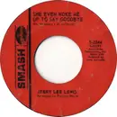7inch Vinyl Single - Jerry Lee Lewis - She Even Woke Me Up To Say Goodbye