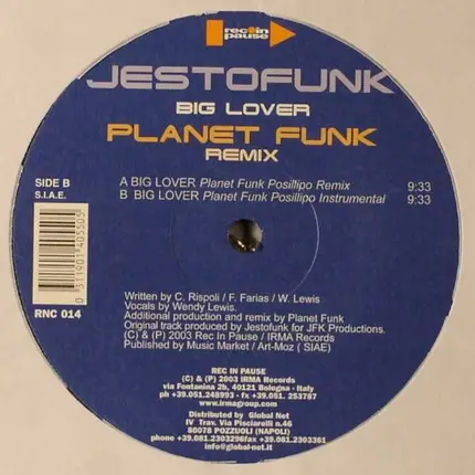 JESTOFUNK - BIG LOVER