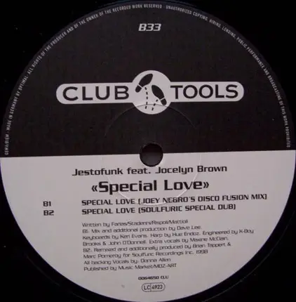Jestofunk Feat. Jocelyn Brown - Special Love