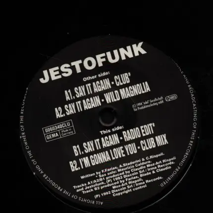 Jestofunk - Say It Again