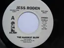 7inch Vinyl Single - Jess Roden - The Hardest Blow * Misty Roses