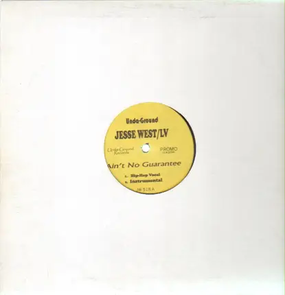 Jesse West & LV & RZA - Ain't No Guarantee / True Love Everlastin'