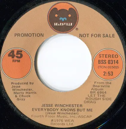 Jesse Winchester - Everybody Knows But Me