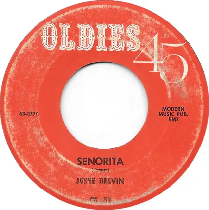 Jesse Belvin - Goodnight My Love / Senorita