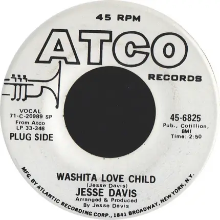 Jesse Ed Davis - Washita Love Child / Reno Street Incident