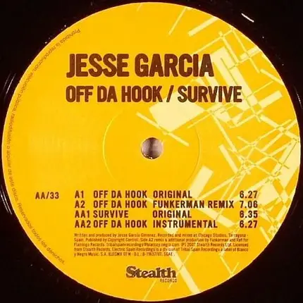 Jesse Garcia - Off Da Hook! / Survive
