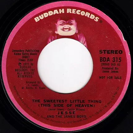 Jesse James And The James Boys - The Sweetest Little Thing (This Side Of Heaven)