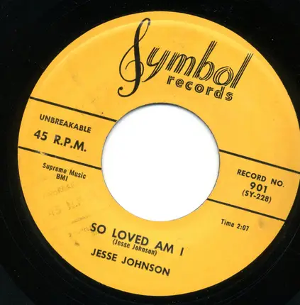 Jesse Johnson - So Loved Am I / Cute Little Girl