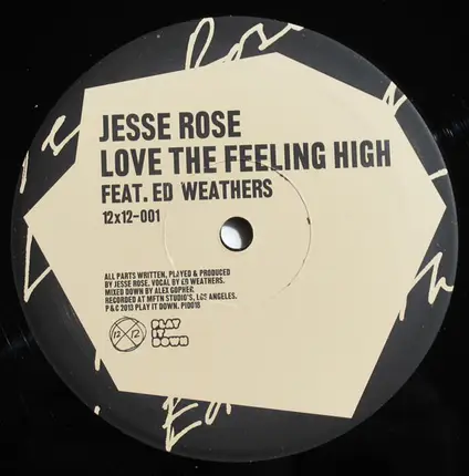 Jesse Rose - Love The Feeling High EP