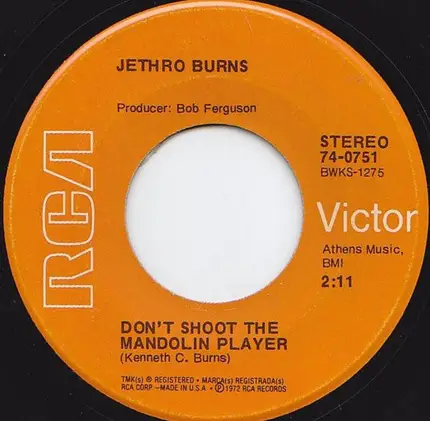 Jethro Burns - Don't Shoot The Mandolin Player / Dolly Parton's Sweet On Me