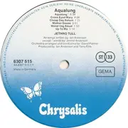LP - Jethro Tull - Aqualung - blue/white labels