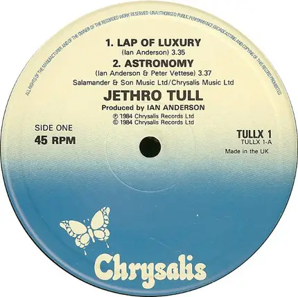 Jethro Tull - Lap Of Luxury