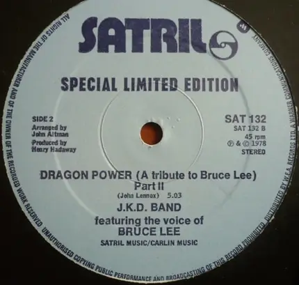 JKD Band Featuring The Voice Of Bruce Lee - Dragon Power (A Tribute To Bruce Lee)