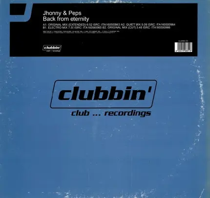 Jhonny & Peps - Back From Eternity