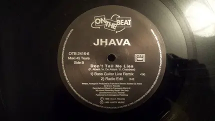 Jhava - Don't Tell Me Lies