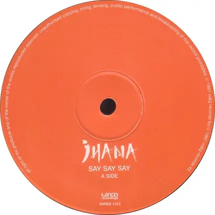 Jhana - Say Say Say