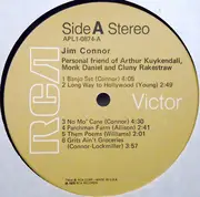 LP - Jim Connor - Personal Friend Of Arthur Kuykendall, Monk Daniel And Cluny Rakestraw