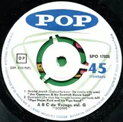 7inch Vinyl Single - Jim Cameron's Scottish Dance Band , Pipe-Major Reid's Pipe Band - Escale En Ecosse Vol. G - Mono