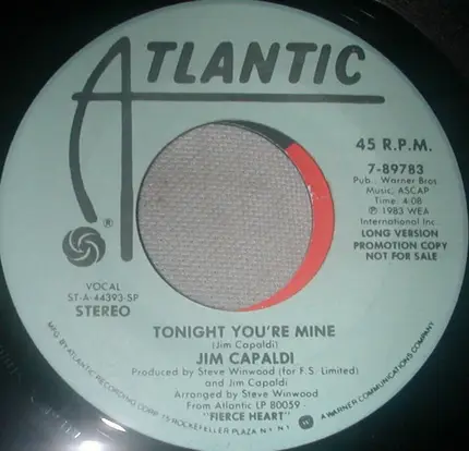 Jim Capaldi - Tonight You're Mine