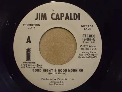 Jim Capaldi - Good Night & Good Morning